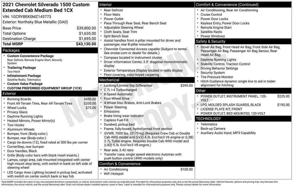 chevrolet silverado 1500 2021 1GCRYBEK0MZ145773 image chevrolet silverado 1500 2021 1GCRYBEK0MZ145773 image